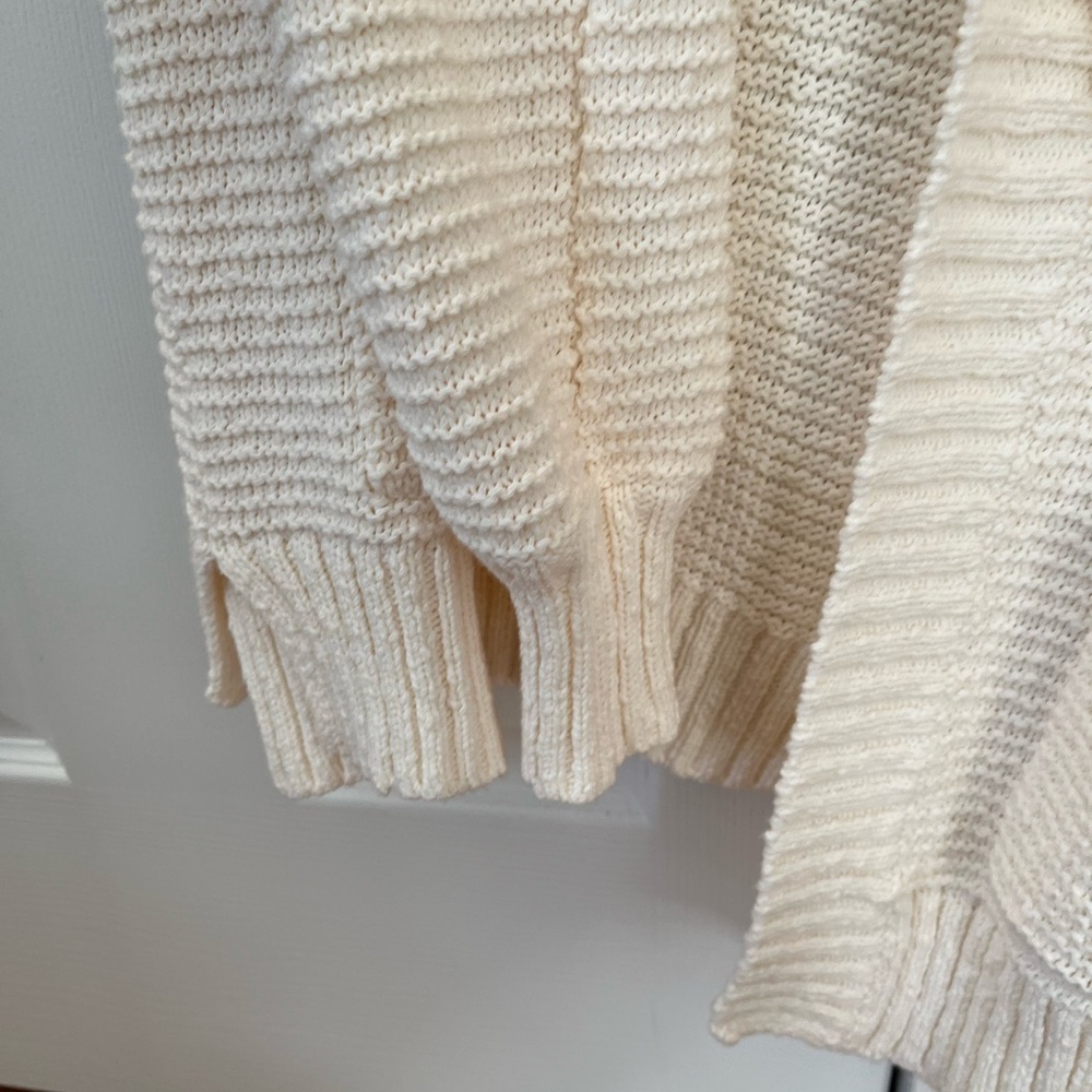 Madewell Cream Ruffled Cardigan Size XXS - Picture 8 of 12